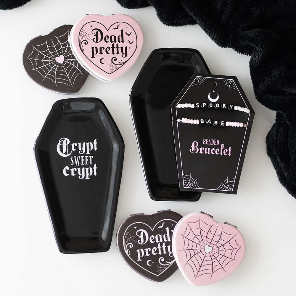 Gothic Gifts Black Coffin Trinket Tray