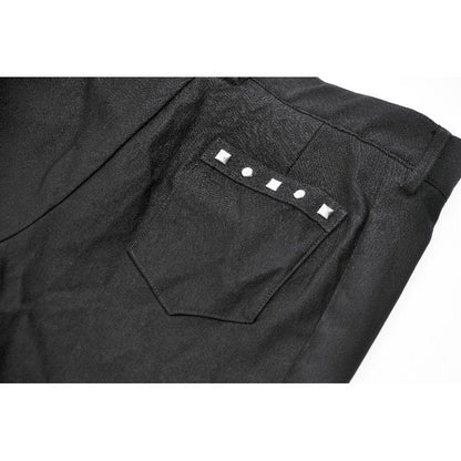 Dark in Love Gwen Pleated Garter Shorts