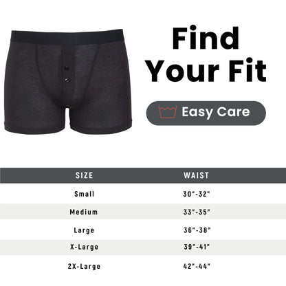 6 Pack Cotton Stretch Boxer Shorts Menswear Classic Activewear Breathable Underwear Soft and Durable Boxershorts for Men Black Navy Grey MB09 by Sock Stack