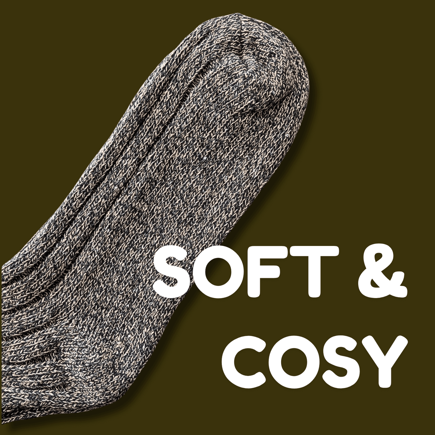 6 Pairs Men's Ultra Chunky Wool Thermal Socks for Outdoor Activities Warm Thick Insulated Winter Work Boots Sock UK Sizes 6-11 EU 39-45 Assorted Colours by Sock Stack