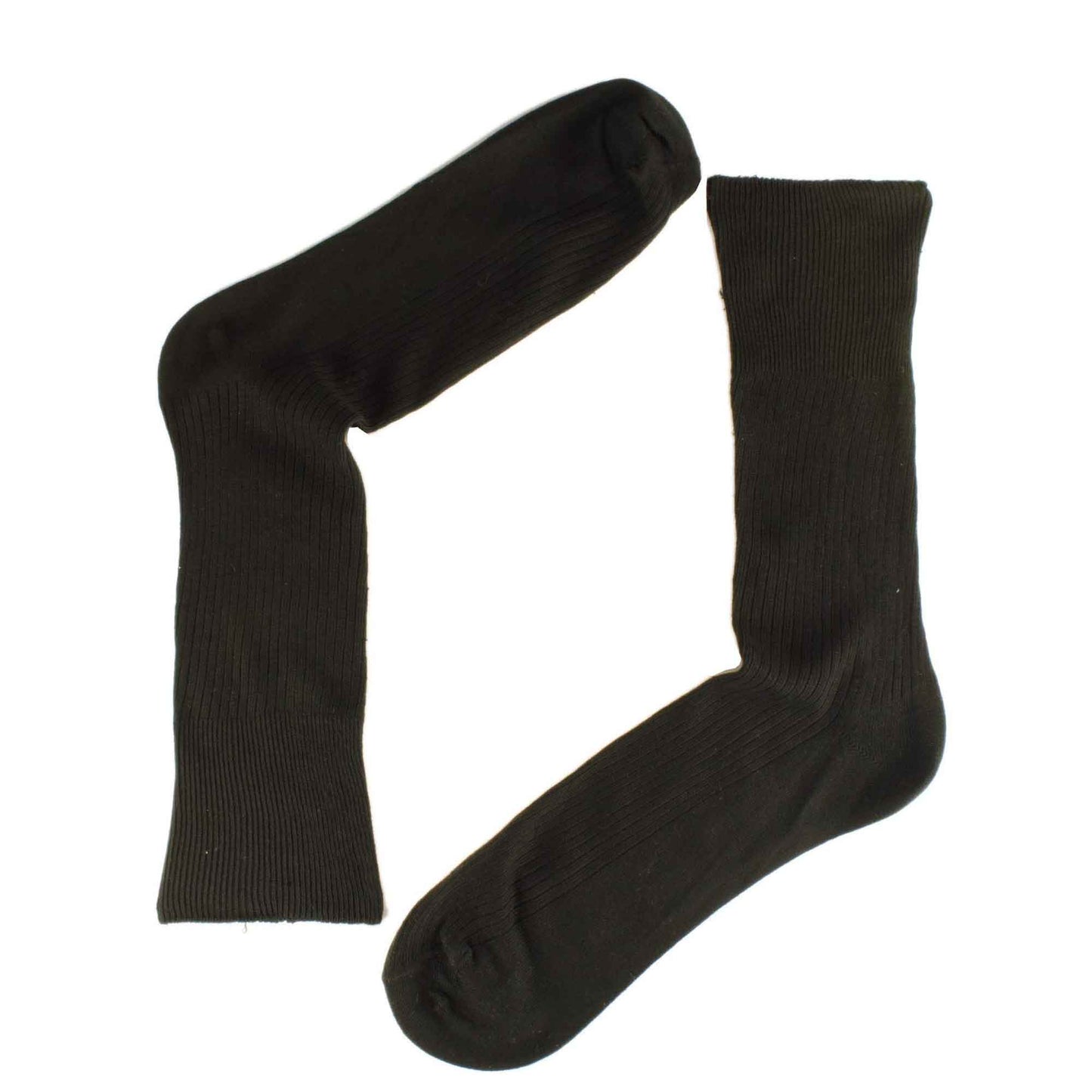 6 Pairs Mens 100 Percent Cotton Loose Top Diabetic Friendly Non Elastic Socks Moisture Wicking Breathable Antibacterial Comfortable Daily Wear Assorted Colours by Sock Stack