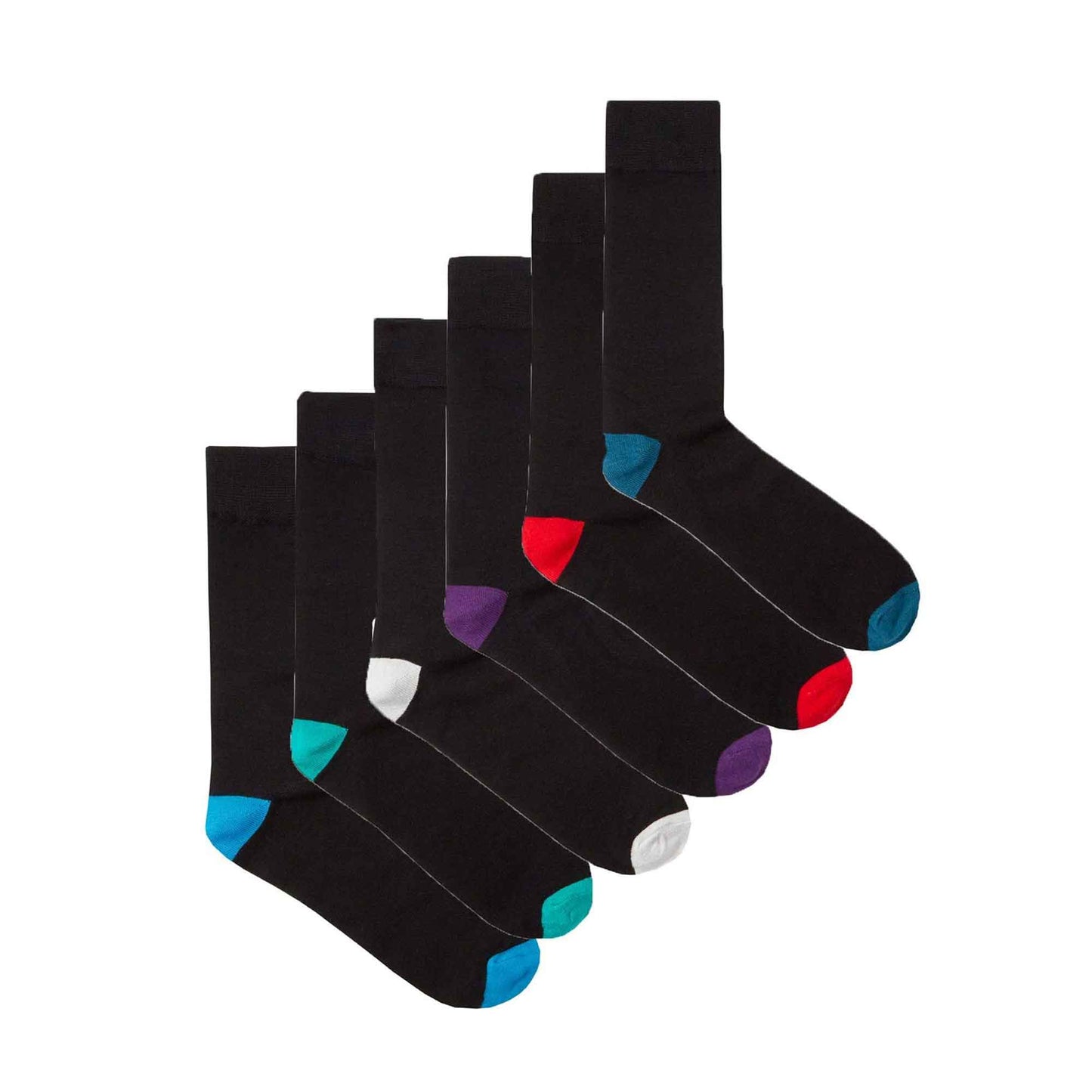 6 Pairs Mens Bamboo Socks Argyle Stripe Breathable Moisture-Wicking Casual Suit Anti-Odor Soft Grip Elastic Hand-Linked Toe Seam UK 6-11 EUR 39-45 Sock Stack