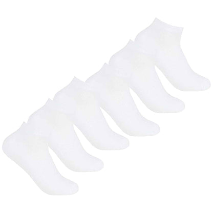 6 Pairs Mens Bamboo Sports Liner Socks Antibacterial Moisture Wicking Hypoallergenic for Gym Running Summer Sensitive Skin Black White Grey UK 6-11 by Sock Stack