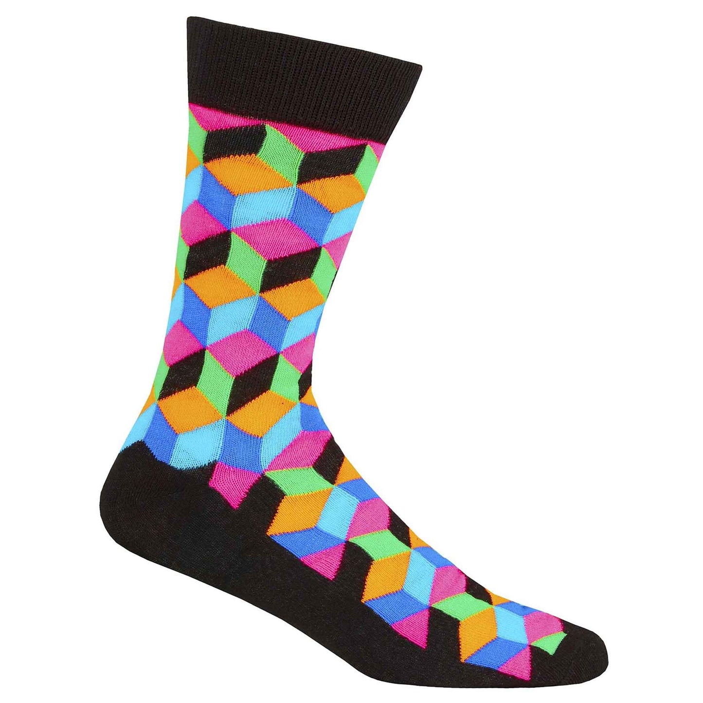 6 Pairs Mens Fun Novelty Cotton Rich Socks Comfortable Breathable with Sculpted Heels and Toes Assorted Styles Perfect Fit UK 6-11 EUR 39-45 by Sock Stack