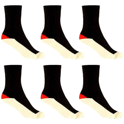 6 Pairs Mens Lambs Wool Sole Work Boot Socks Reinforced Heel Toe Durable Warm Construction Hiking Outdoor Sizes 6-11 UK by Sock Stack