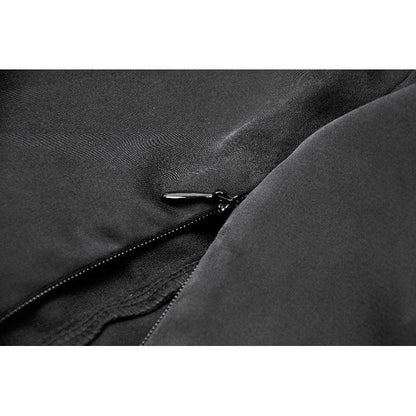 Dark in Love Seraphina Ruched Puff Sleeve Corset Top in Black