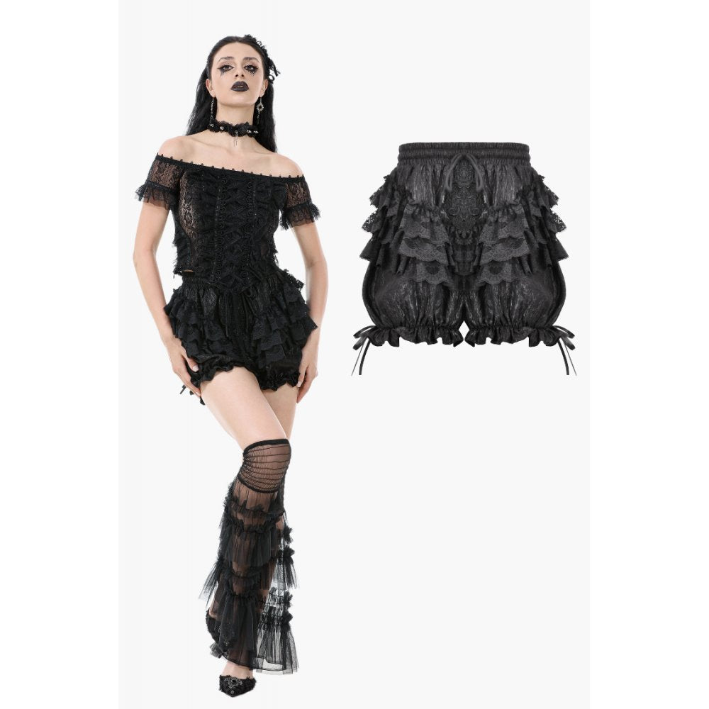 Dark in Love Rosalie Baroque Lace Frill Gothic Bloomers