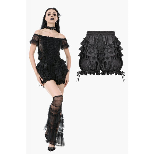 Dark in Love Rosalie Baroque Lace Frill Gothic Bloomers