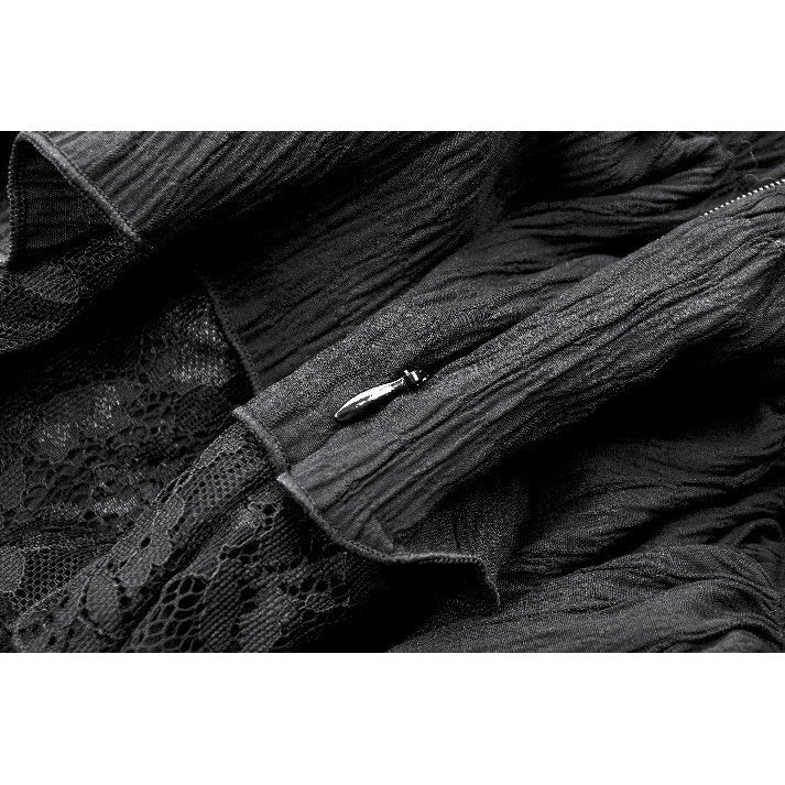 Dark in Love Cordelia Gothic High-Low Layered Skort