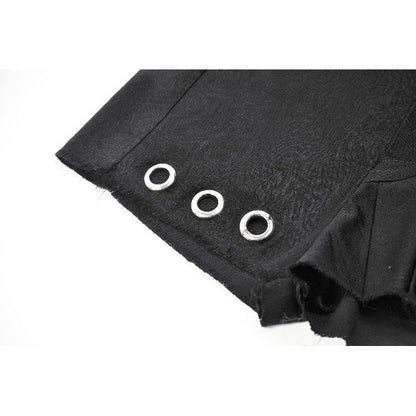 Dark in Love Gwen Pleated Garter Shorts