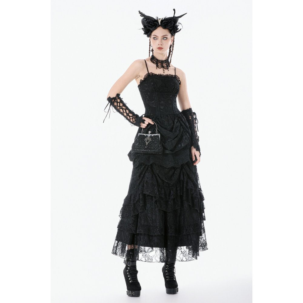 Dark In Love Celestine Vintage Beaded Gilded Evening Bag