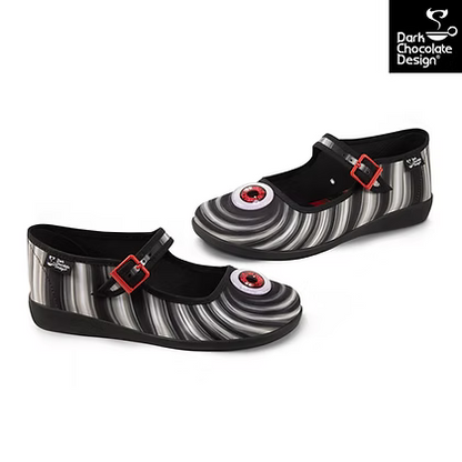Chocolaticas® Abyss - Hypnotic Eye Mary Jane Flats