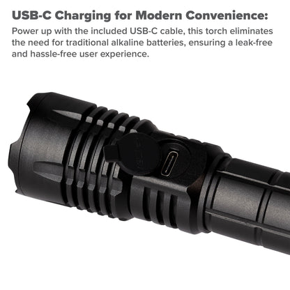 Maplin LED 600 Lumens Lithium Rechargeable Torch