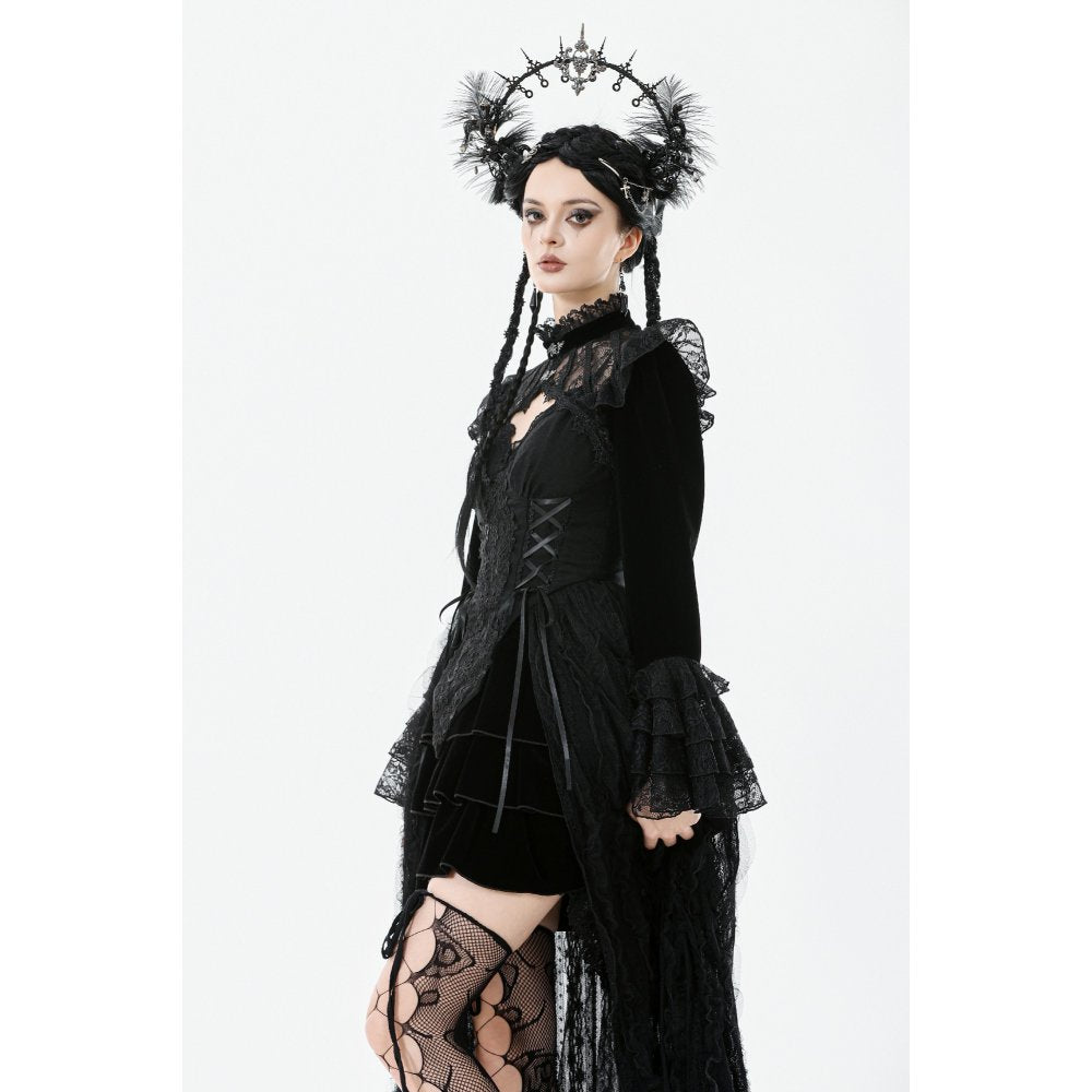 Dark in Love Erzebeth Lace Gothic Bolero Shrug