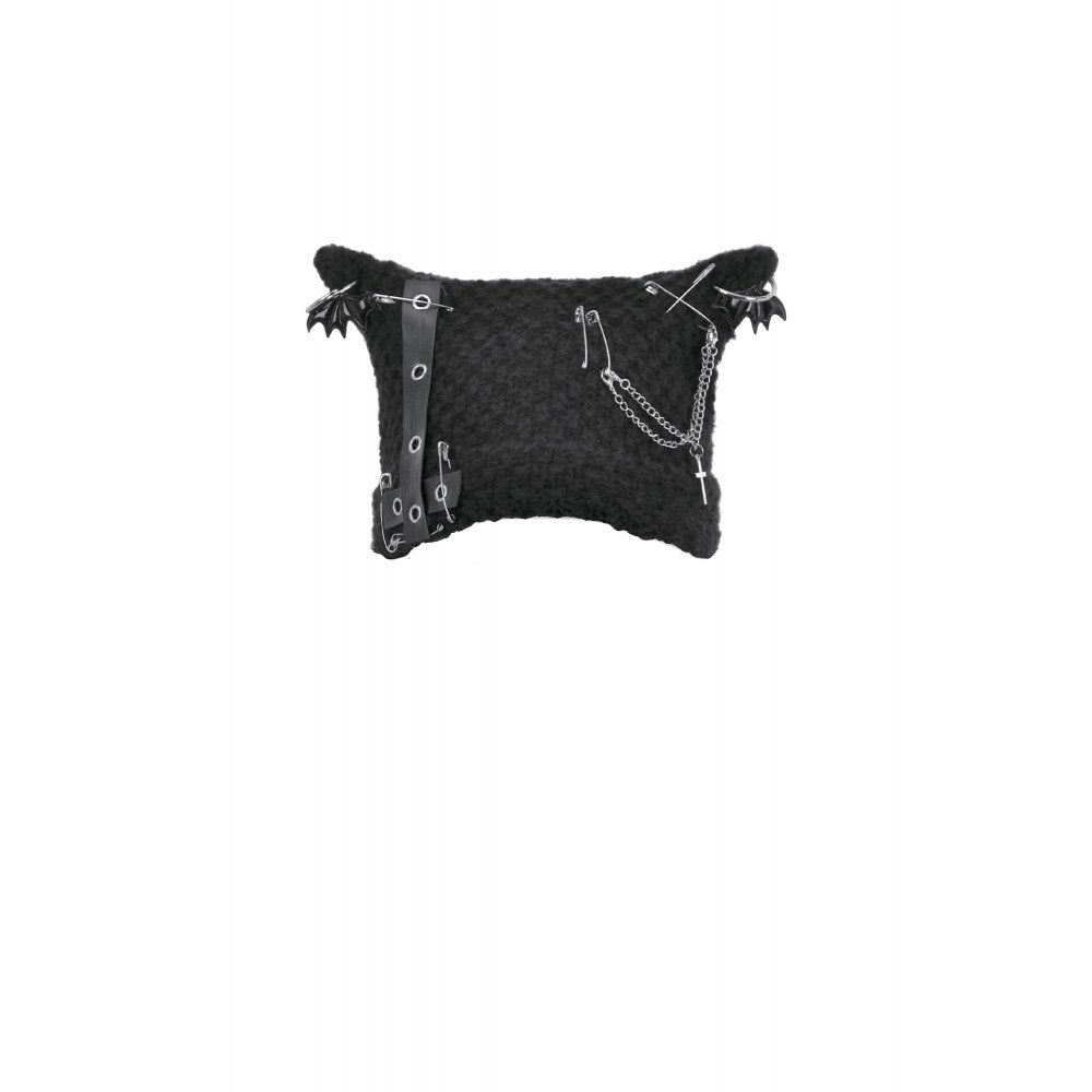 Dark In Love Mina Punk Metal Knit Hat