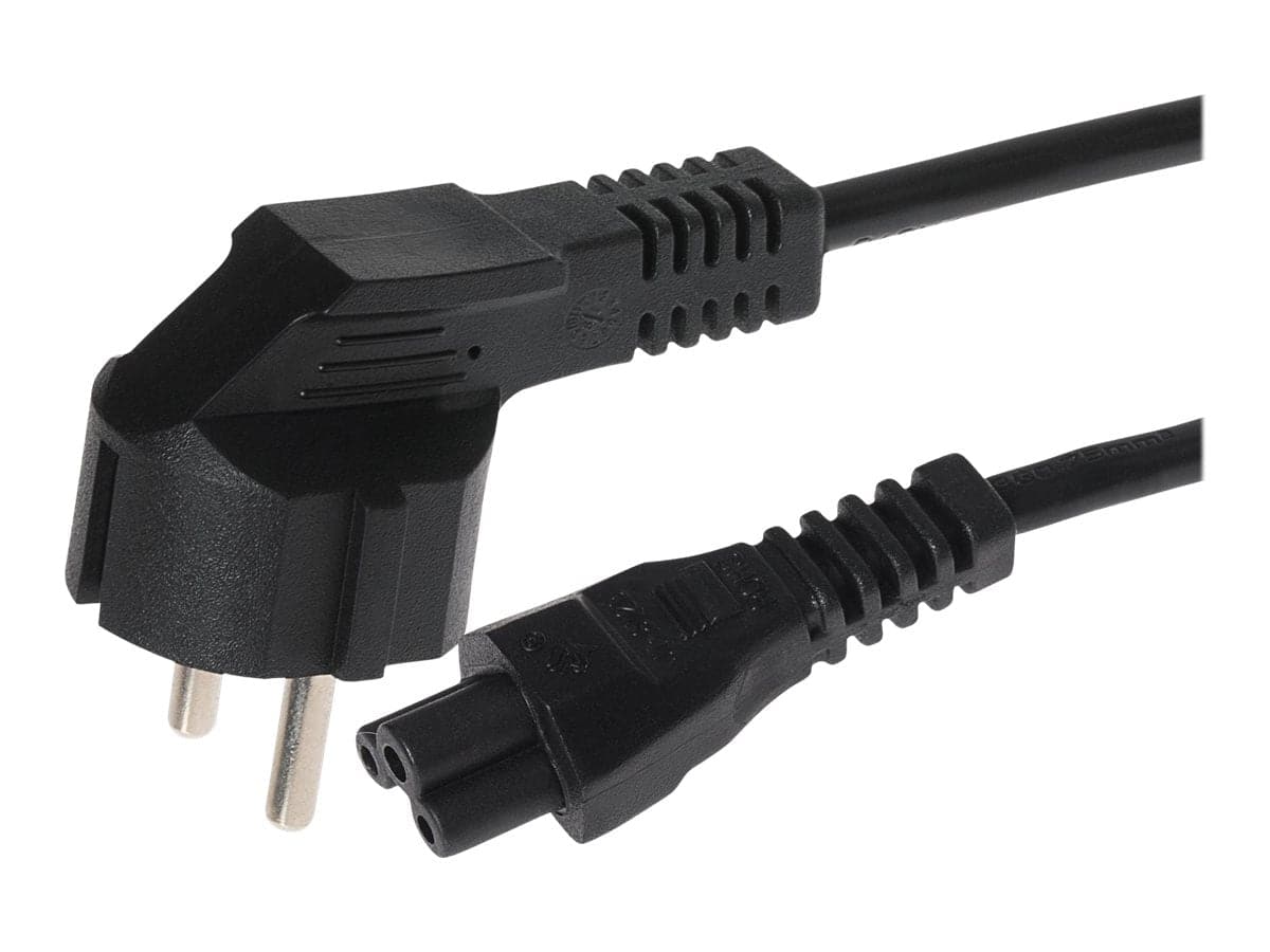 Maplin IEC C5 3pin Plug Female to EU Schuko Plug Power Supply Cable - 2m