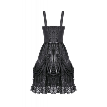 Dark in Love Shadow Lament Ruched Lolita Dress