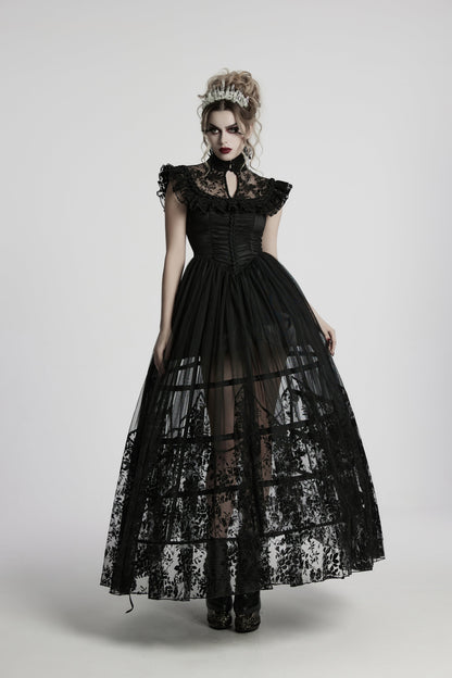 Punk Rave Seraphina Goth Flying Sleeve Dress