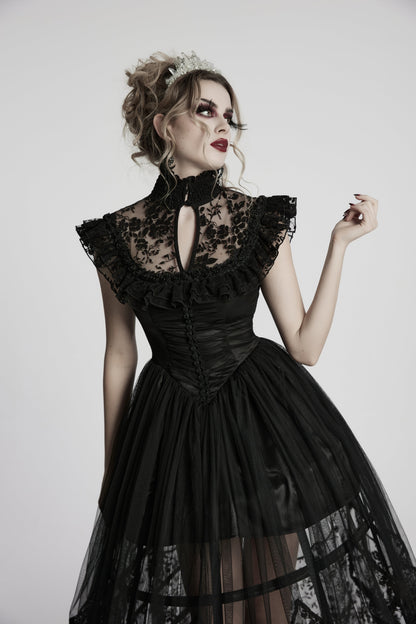 Punk Rave Seraphina Goth Flying Sleeve Dress
