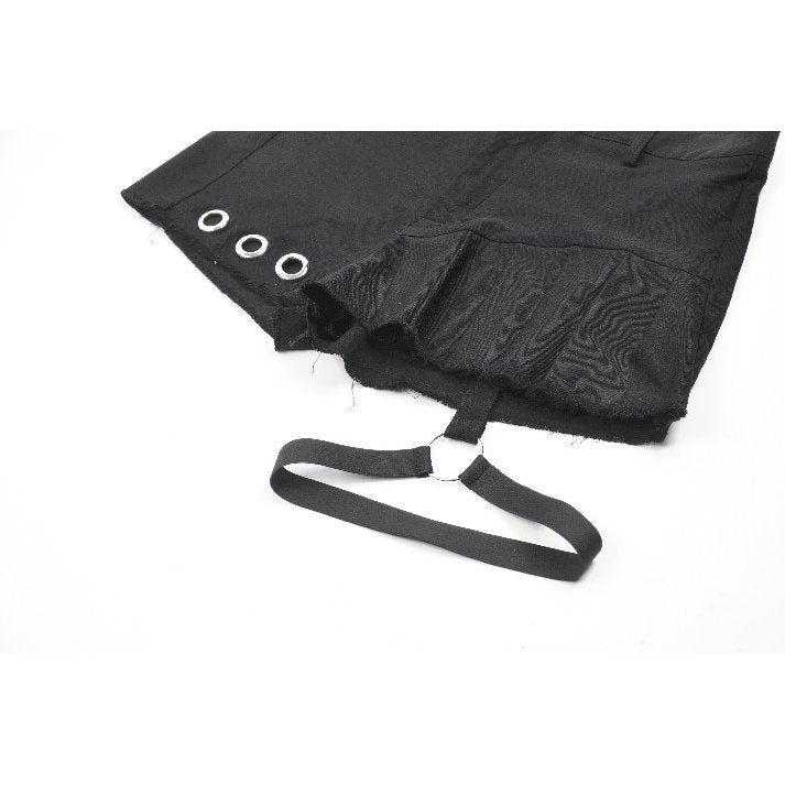 Dark in Love Gwen Pleated Garter Shorts