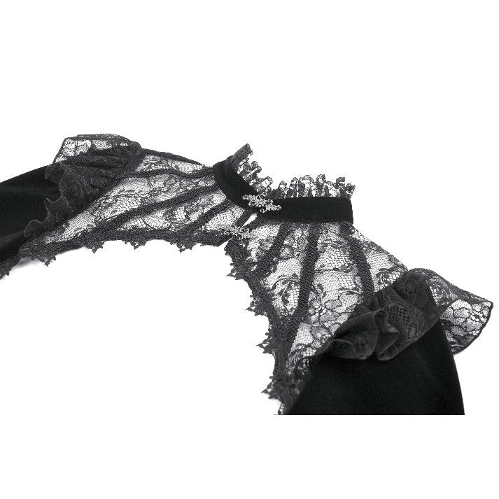 Dark in Love Erzebeth Lace Gothic Bolero Shrug
