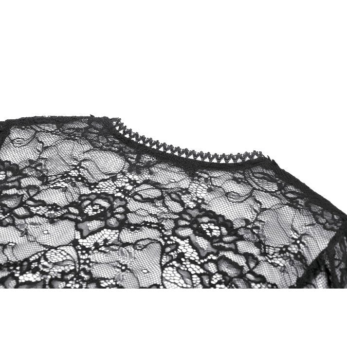Dark In Love Lilith 3D Lace Bell Sleeve Cape