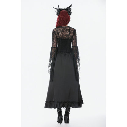 Dark In Love Lilith 3D Lace Bell Sleeve Cape