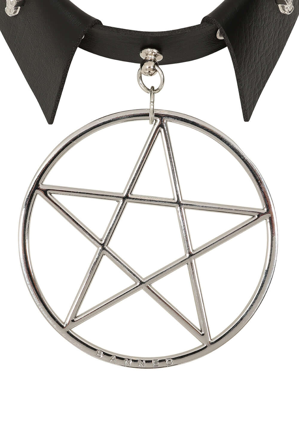 Banned Apparel Restrict Pentagram Chocker