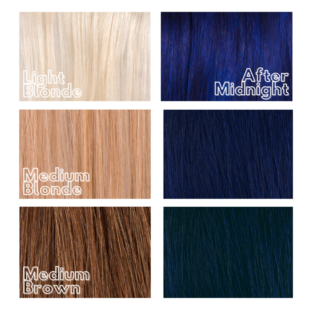 Amplified Manic Panic Semi Permanent Hair Colour EU Formula - After Midnight Blue