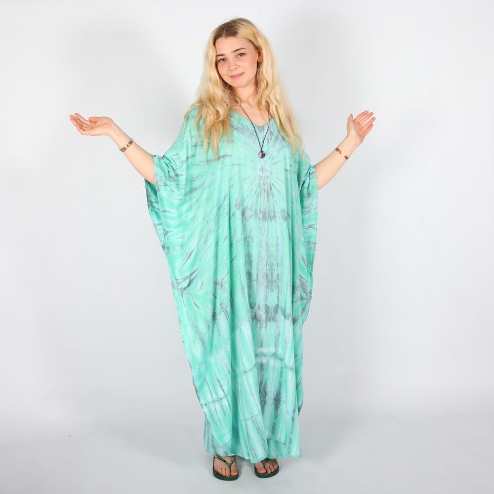 Tie Dye Kaftan Dress