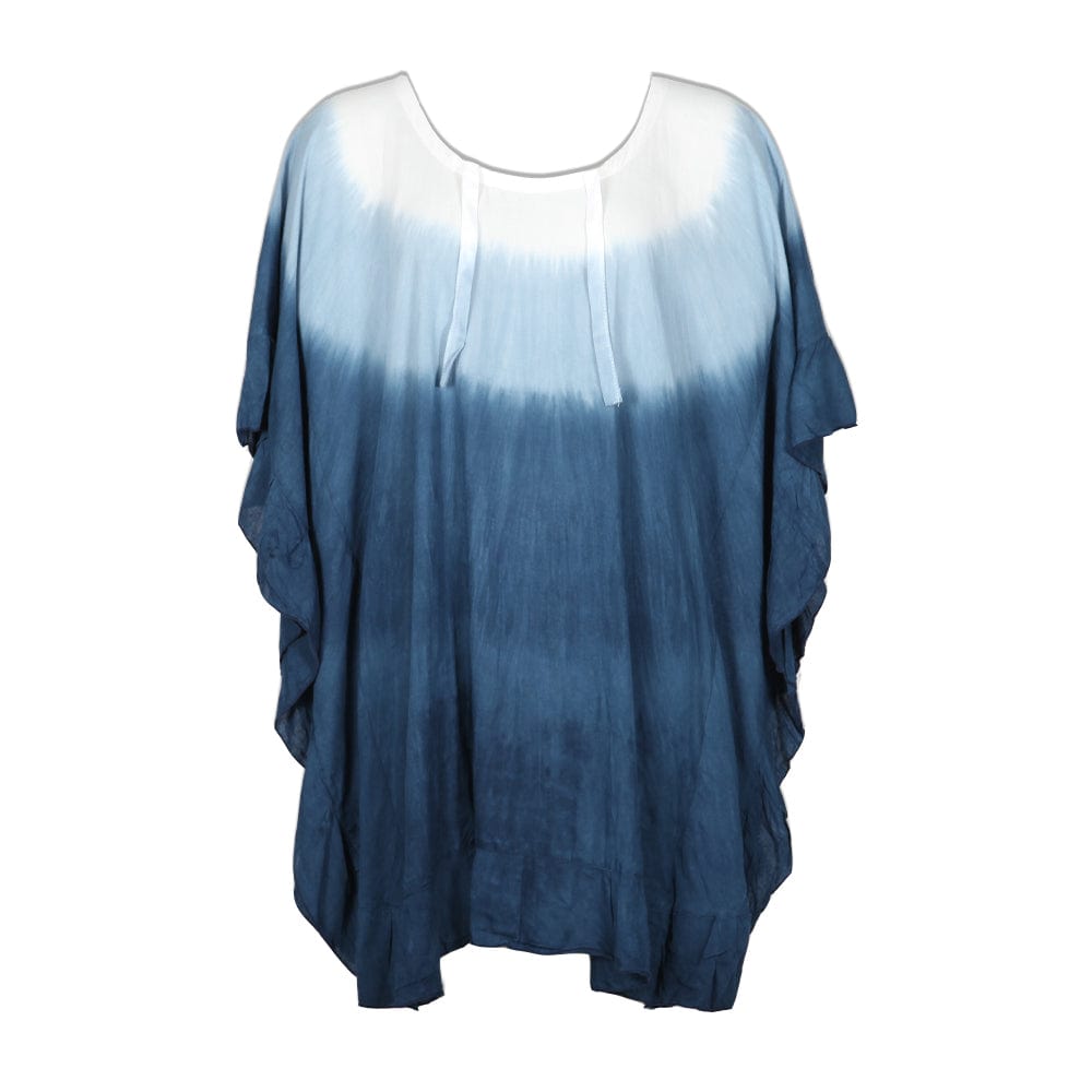 Ombre Dyed Poncho Tunic