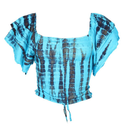 Tie Dye Off The Shoulder Bardot Top