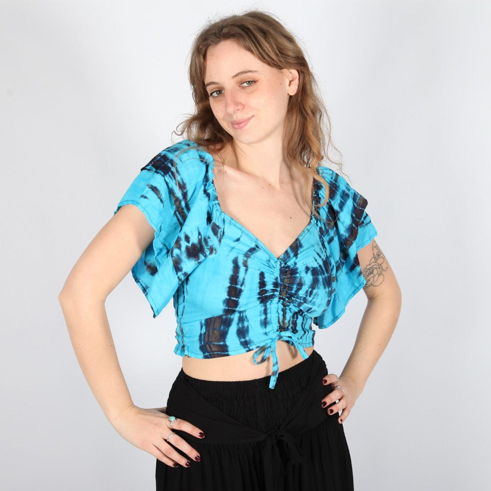 Tie Dye Off The Shoulder Bardot Top