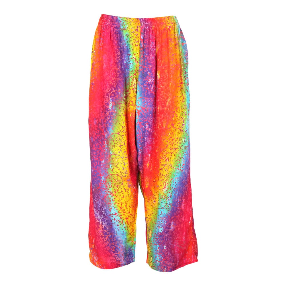 Rainbow Batik Pattern Trousers
