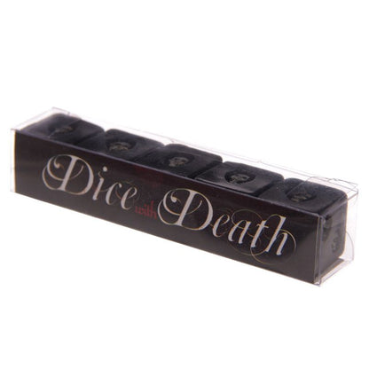Gothic Gifts Black Skull Dice - Pack of 5