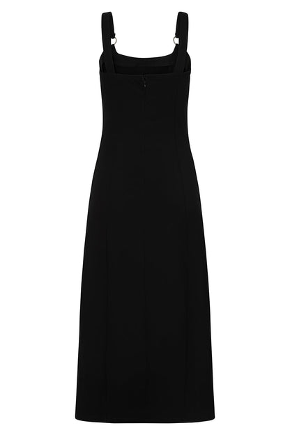 Banned Apparel Malvolia Zipped Midi Dress