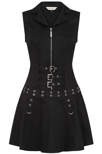 Banned Apparel Astrid Dress in Black