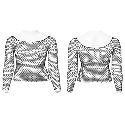 Punk Rave Constance Top Long Sleeve Plus Size Top