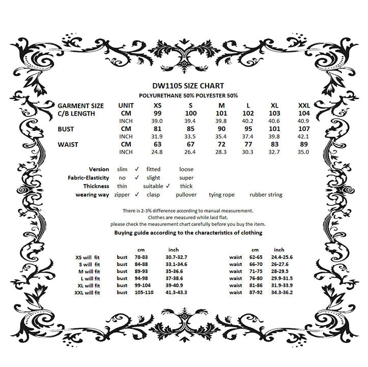 Dark in Love Isolde Buckled Corset Dress