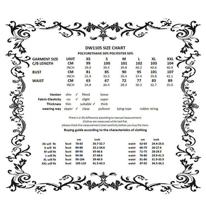 Dark in Love Isolde Buckled Corset Dress