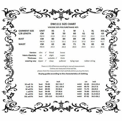 Dark in Love Red Tartan Corset Punk Dress with Handkerchief Skirt