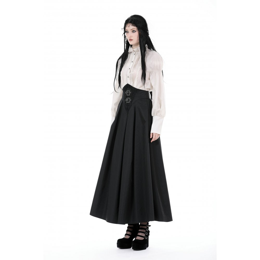 Dark In Love Women's Elegant Delora High Waist Maxi Skirt