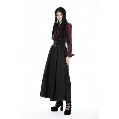 Dark In Love Women's Elegant Delora High Waist Maxi Skirt