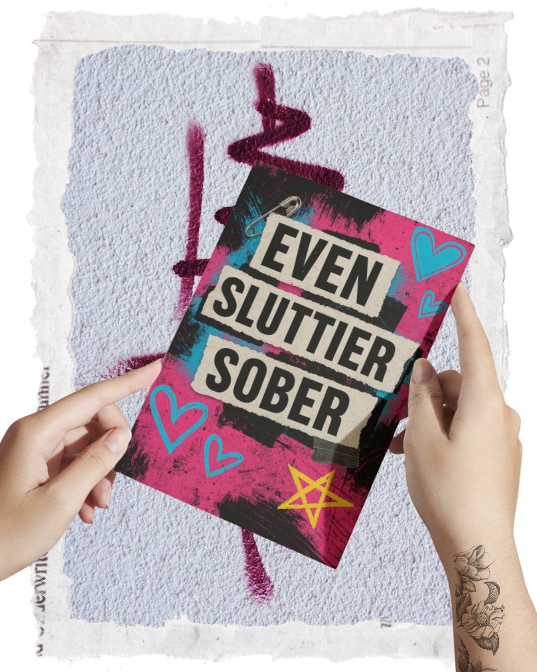 EVEN SLUTTIER SOBER CARD