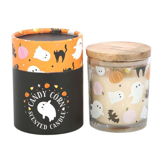 Gothic Gifts Sweet and Spooky Candy Corn Candle