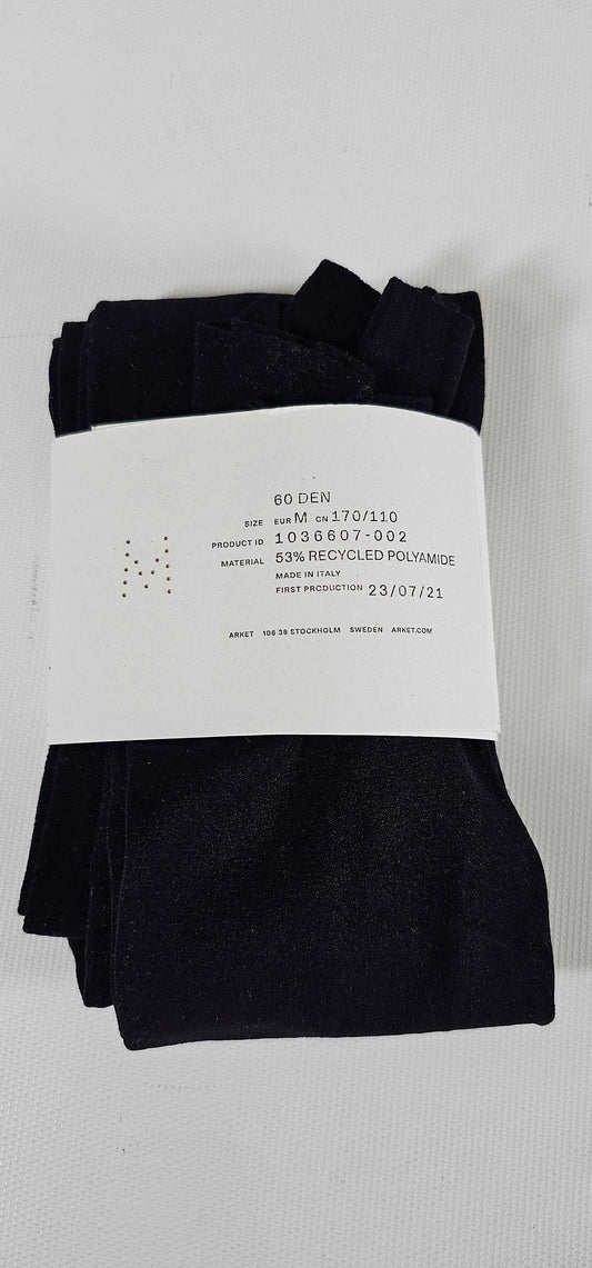 Arket-1036607-002-m-black-black Tights-black - 60 Denier Size: M