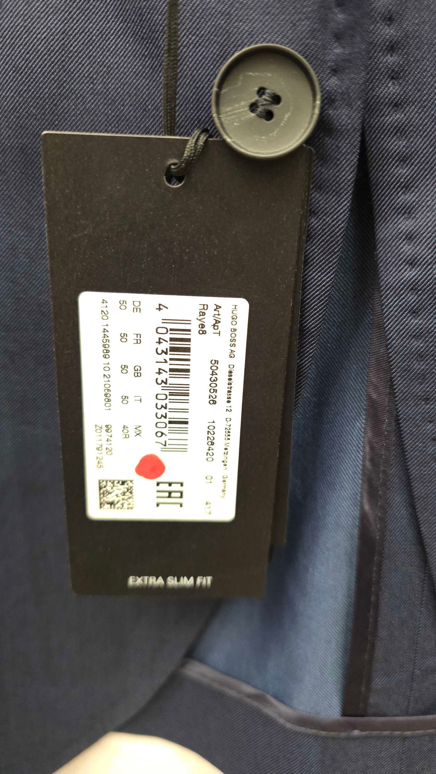 Hugo Boss Blazer Dark Blue Size: 50