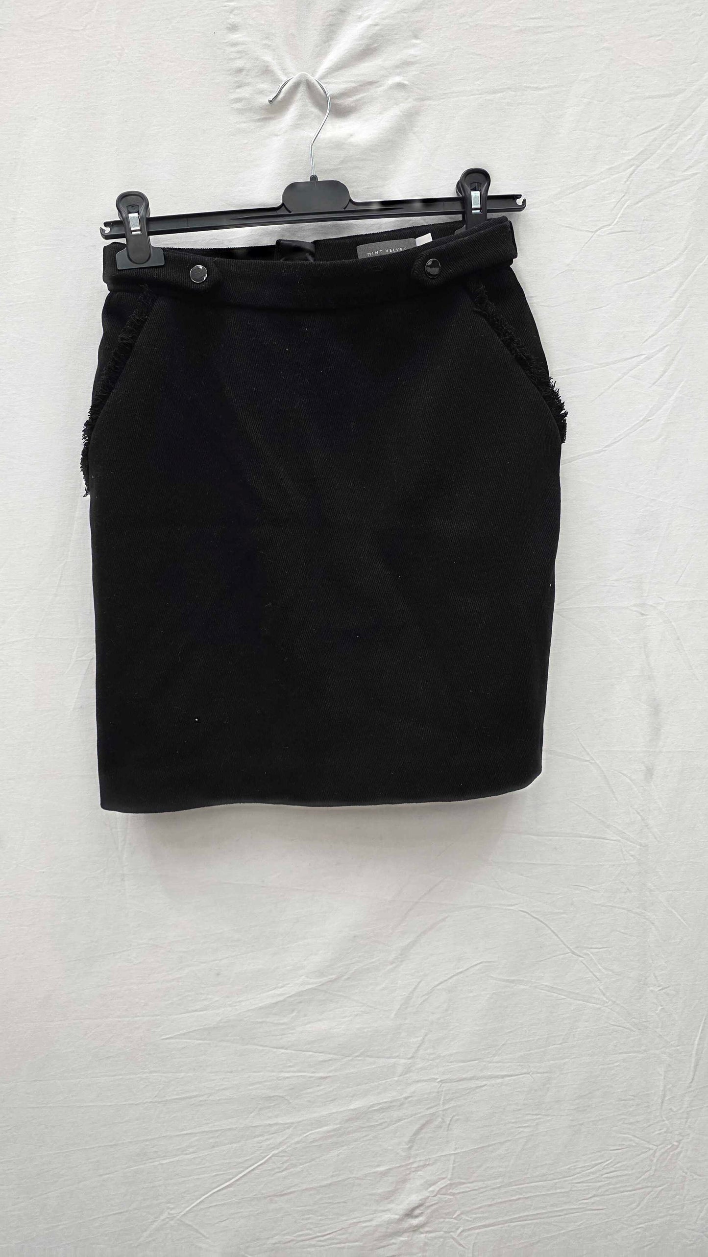 Mint Velvet Twill Mini Skirt Size: Uk 10