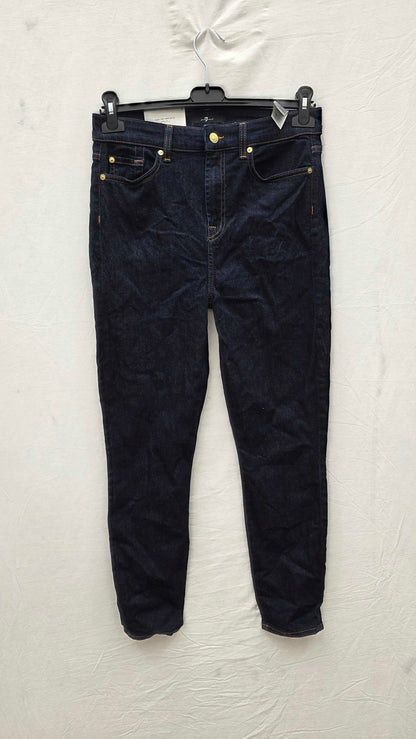 7 For All Mankind - Dark Indigo Aubrey Slim Jeans Size: 30