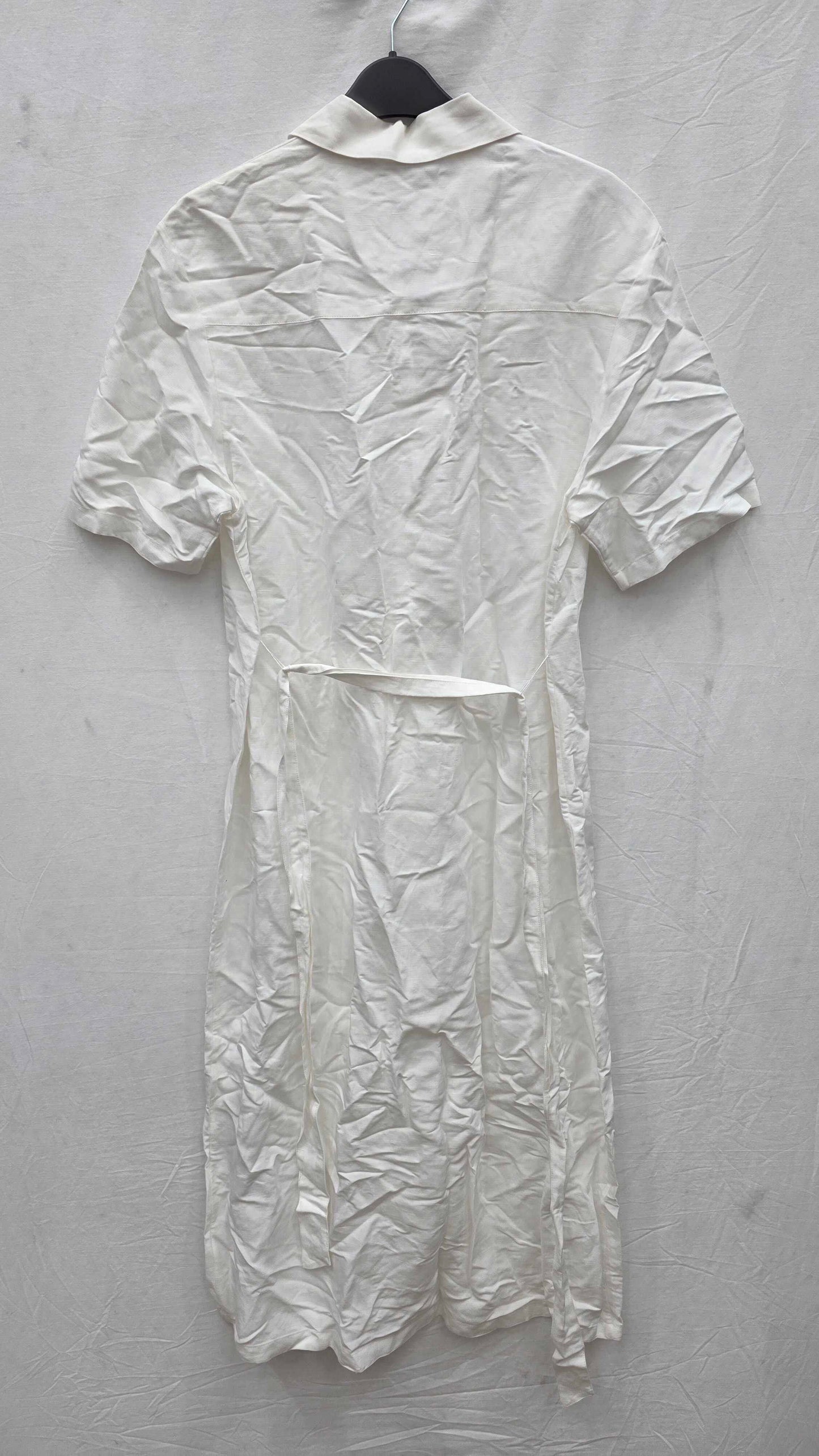 & Other Stories - Ivory Midi Shirt Dress Size: Small